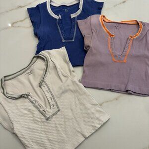 Out From Under Urban Outfitters set of 3 tops XS/S